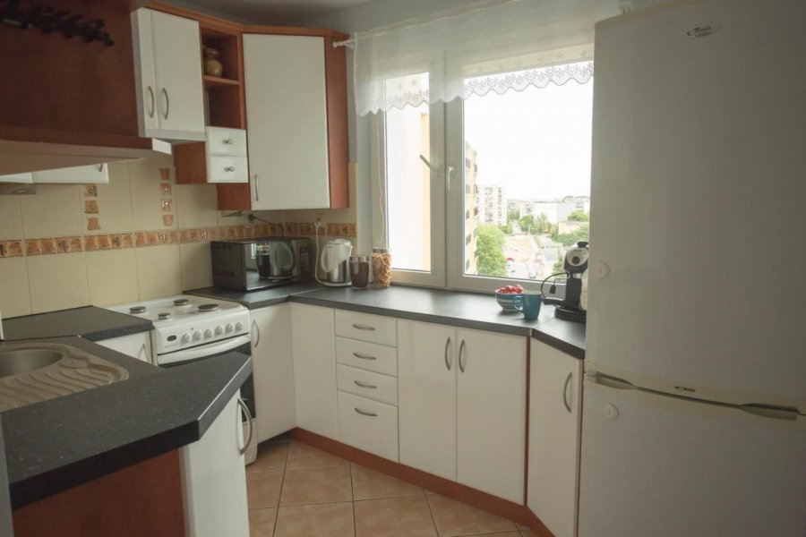 Apartament Waksa, widok na kuchnię