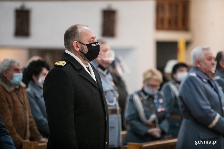 Częścią oficjalnych obchodów 95. urodzin Gdyni była niedzielna msza święta z honorową asystą wojskową // fot. Karol Stańczak