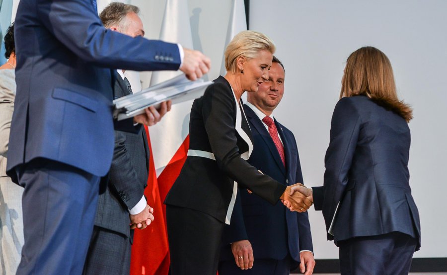 Uroczystości w III LO w Gdyni i wizyta pary prezydenckiej, fot. Przemysław Świderski