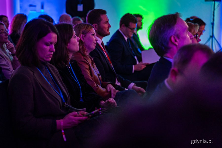 Na zdjęciu m.in. wiceprezydentka Gdyni Oktawia Gorzeńska. Konferencja generalna Związku Miast Bałtyckich w Słupsku, 5 listopada (fot. Kamil Złoch)