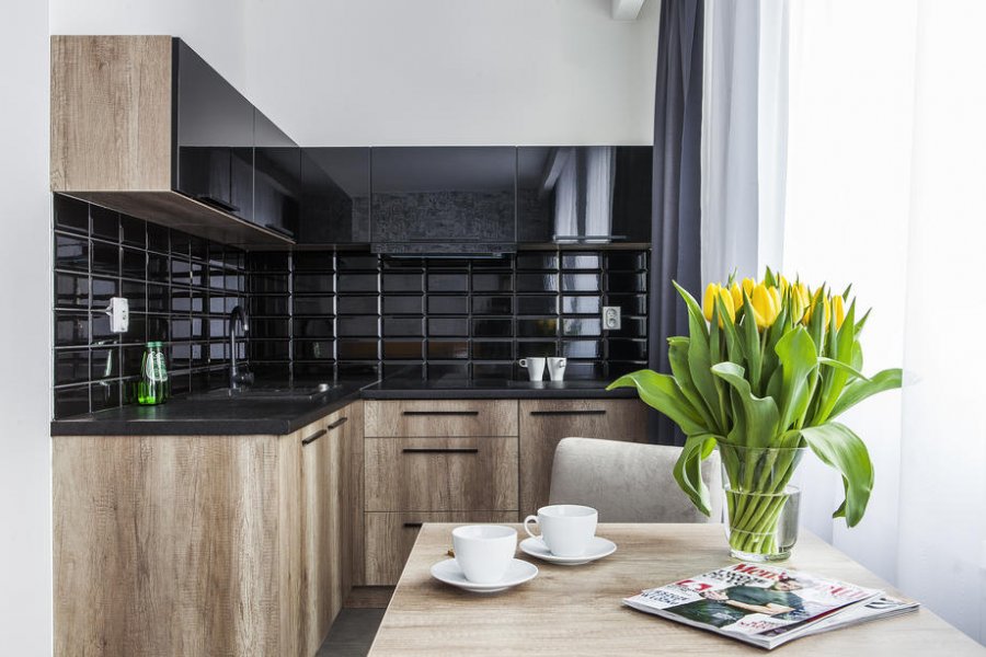 Gdynia Centrum (B&B) aneks kuchenny w apartamencie