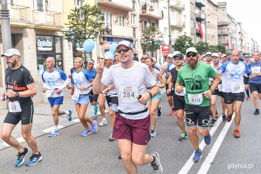 Maraton "Solidarności" przebiegł ulicami Gdyni // fot. Maciej Czarniak