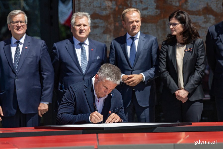 We wtorek, 4 czerwca w Gdańsku odbyły się centralne obchody Święta Wolności i Solidarności, fot. Piotr Hukało.