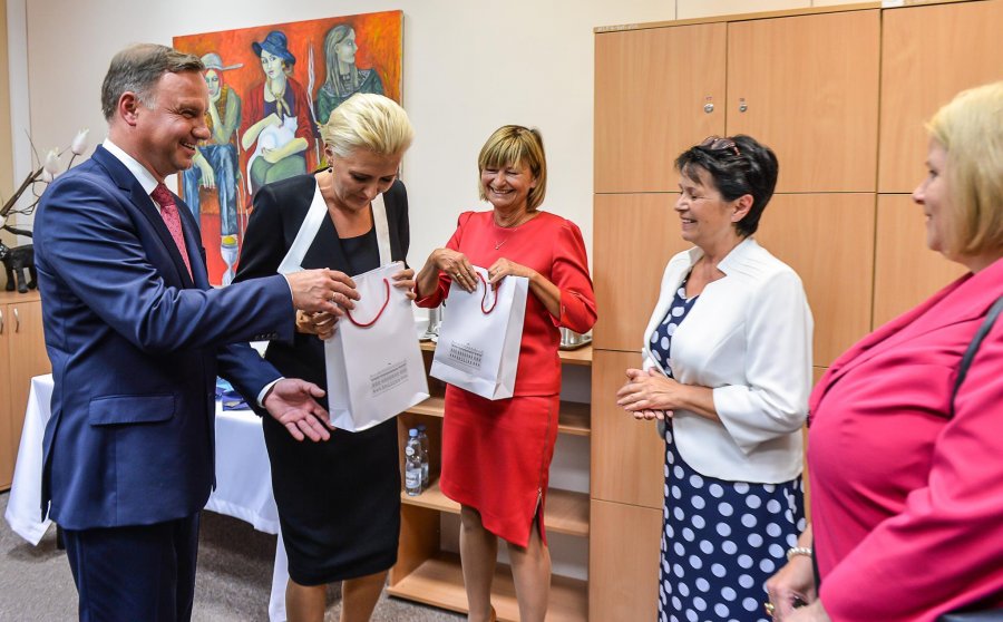Uroczystości w III LO w Gdyni i wizyta pary prezydenckiej, fot. Przemysław Świderski