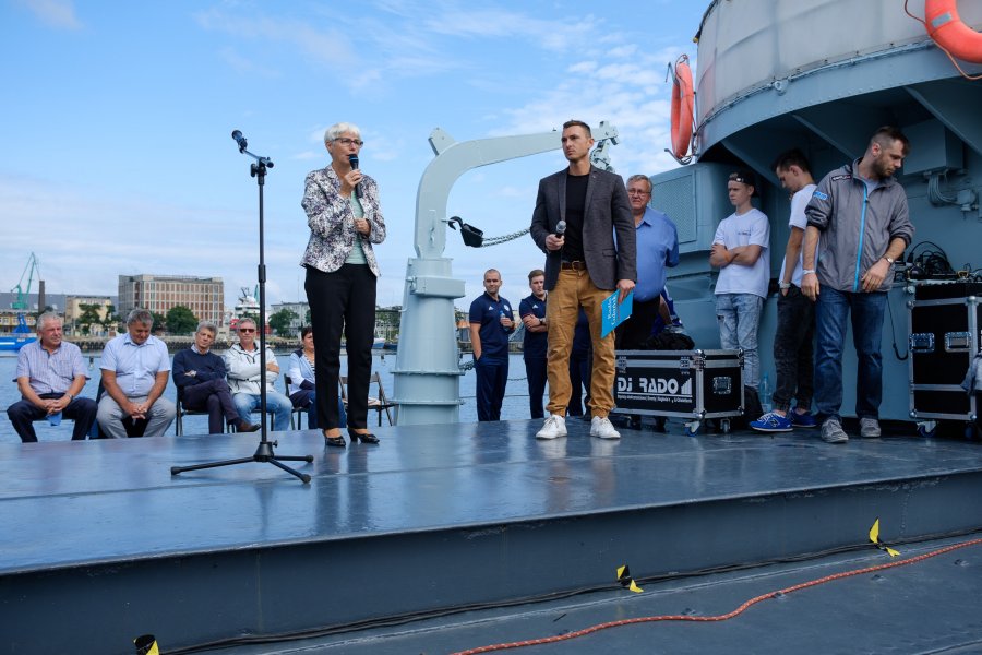 Prezentacja zespołów Vistal Gdynia i Spójnia Gdynia / fot. D. Linkowski