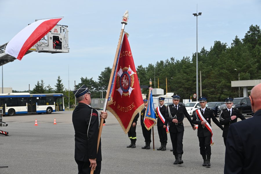 Uroczystość z okazji jubileuszu 60-lecia jednostki OSP PKM // fot. Karolina Szypelt