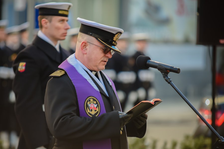 Miejskie uroczystości pod pomnikiem Ofiar Terroru Komunistycznego przy ul. Pułaskiego, fot. st. chor. szt. mar. Piotr Leoniak