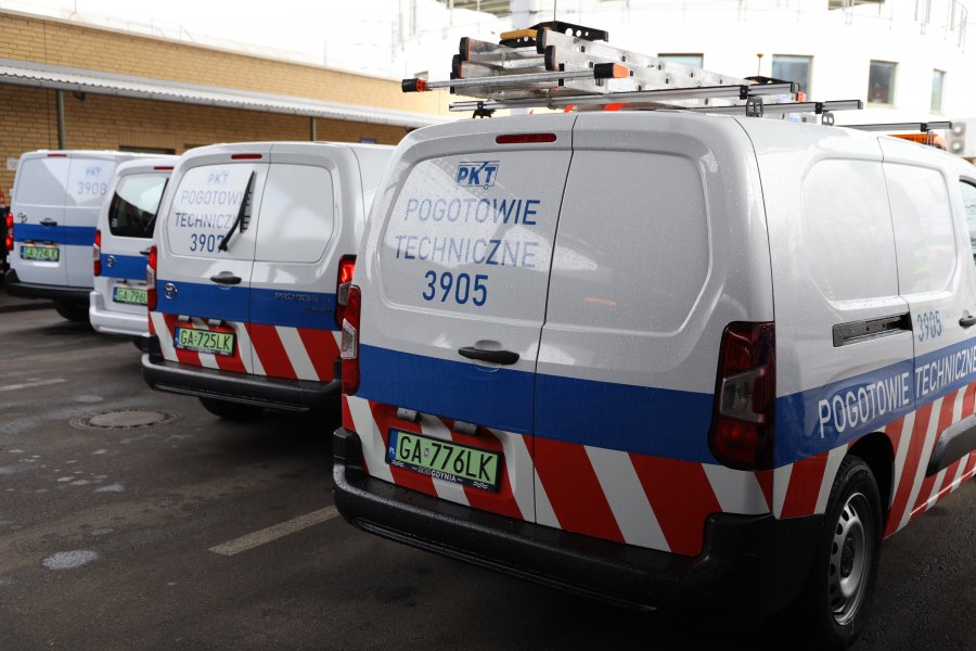 Nowe pojazdy elektryczne zaplecza technicznego PKT Gdynia