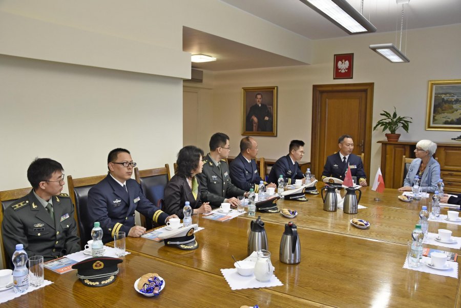 Spotkanie przedstawicieli marynarki Chin z gdyńskim samorządem // fot. Michał Kowalski