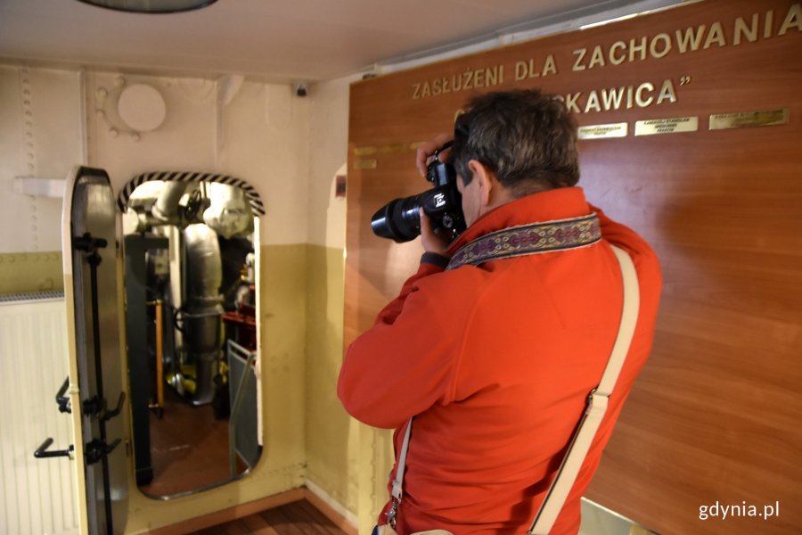 W ramach spotkania uczestnicy mieli możliwość zwiedzenia ORP Błyskawica /fot. Paweł Kukla