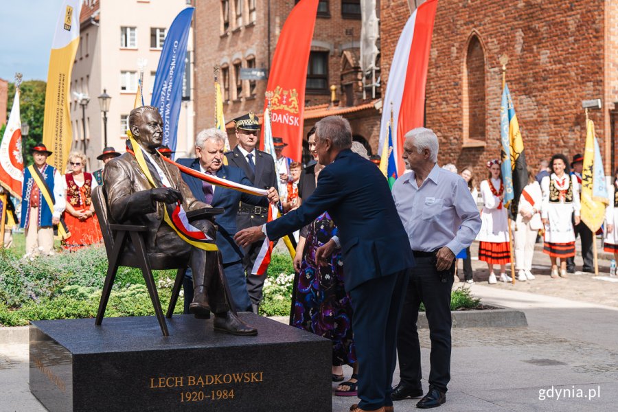 Pomnik Lecha Bądkowskiego w Gdańsku (fot. Mateusz Dietrich)