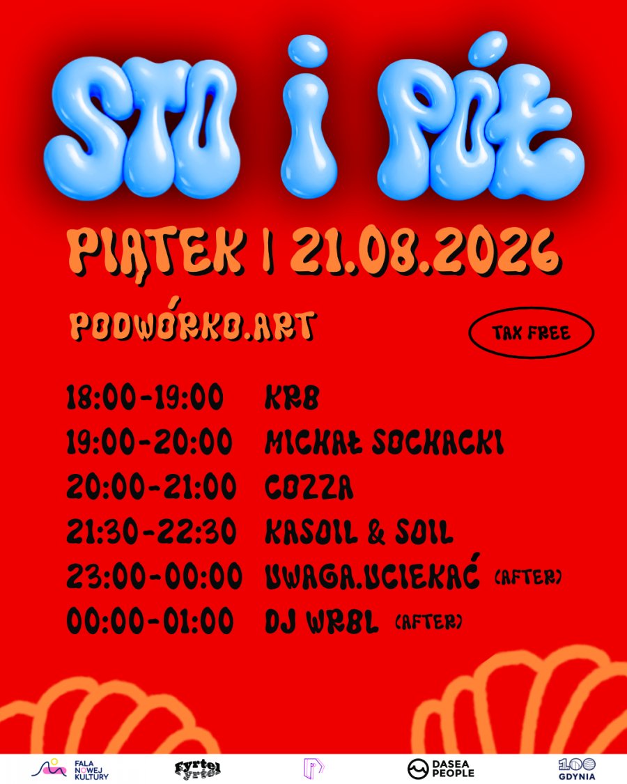 STO I P&Oacute;Ł, czyli p&oacute;łmetek 100-lecia Gdyni w formie muzycznego festiwalu (materiały promocyjne organizatora)