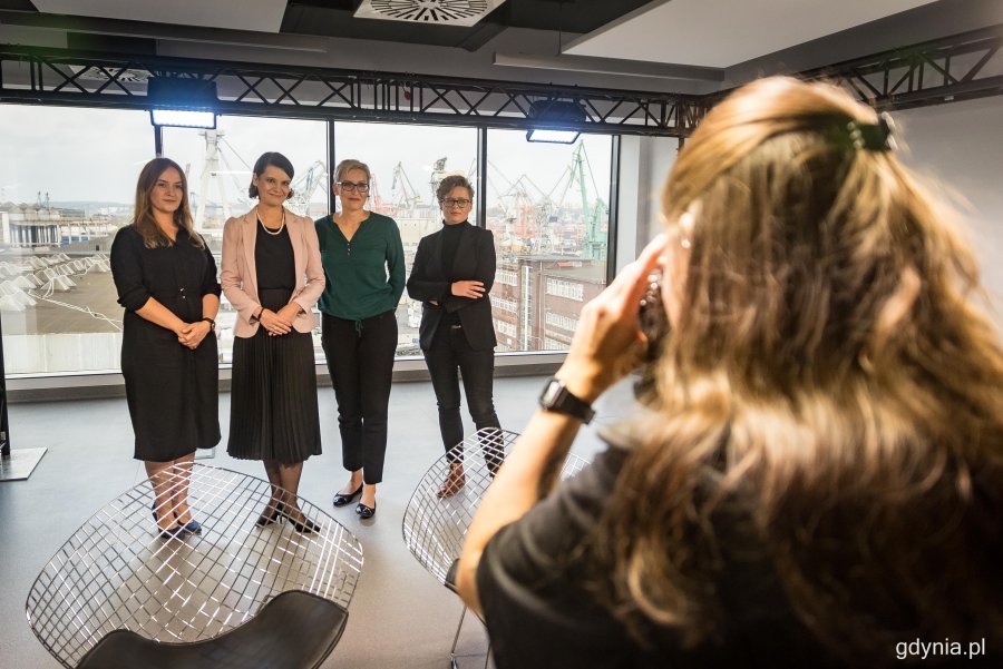 Pierwszy dzień Gdynia Explory Week 2021 - Joanna Gogolińska, Joanna Gębala, Katarzyna Gruszecka-Spychała i Anna Borkowska, fot. Kamil Złoch