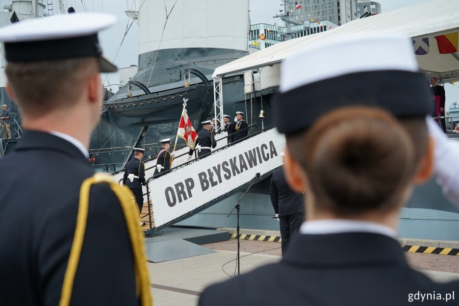Promocja na pierwszy stopień oficerski na ORP „Błyskawicy”