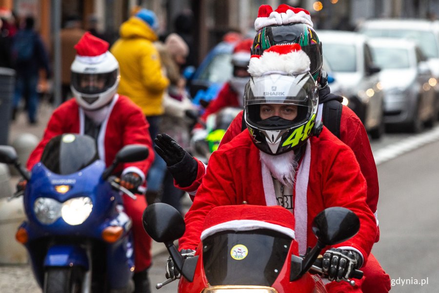 Mikołaje na Motocyklach w Gdyni, fot. Piotr Żagiell