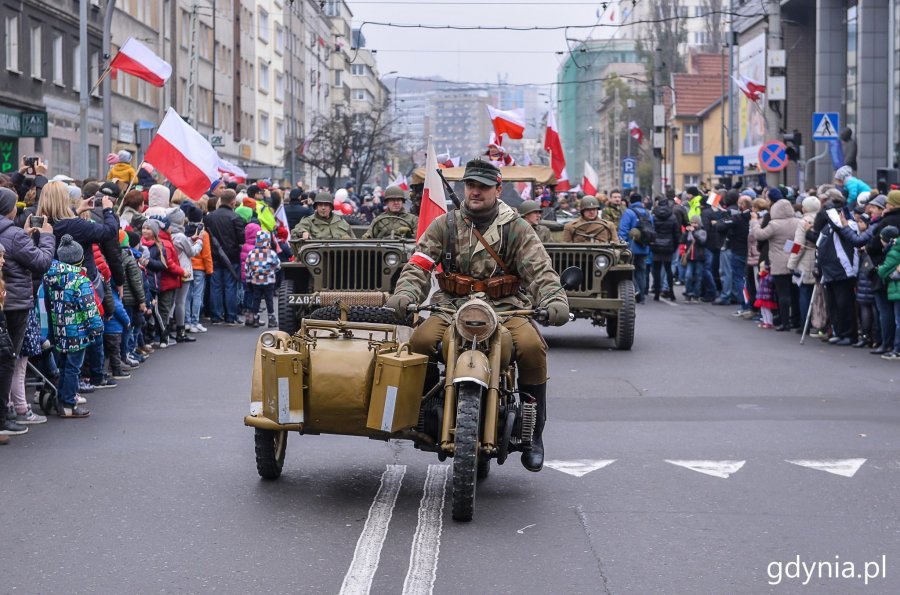 Gdynia uczciła stulecie polskiej niepodległości // fot. Przemysław Świderski