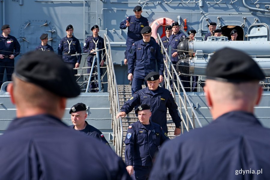 ORP "Gen. K. Pułaski" wrócił do domu // fot. Pawel Kukla