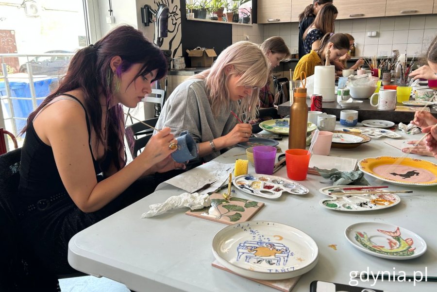 Warsztaty ceramiczne w Wymiennikowni (fot. Magdalena Starnawska)