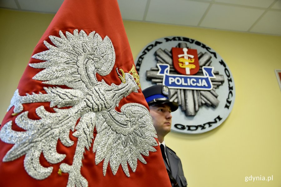 Uroczystość powołania nowego kierownictwa gdyńskiej policji // fot. Marcin Mielewski
