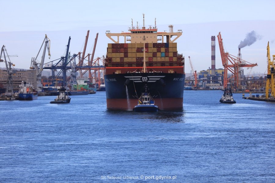 MSC Rose (fot. Tadeusz Urbaniak // Port Gdynia)