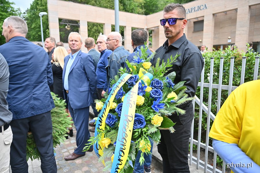 Uroczystości pogrzebowe Janusza Kupcewicza w Gdyni-Witominie, fot. Michał Puszczewicz