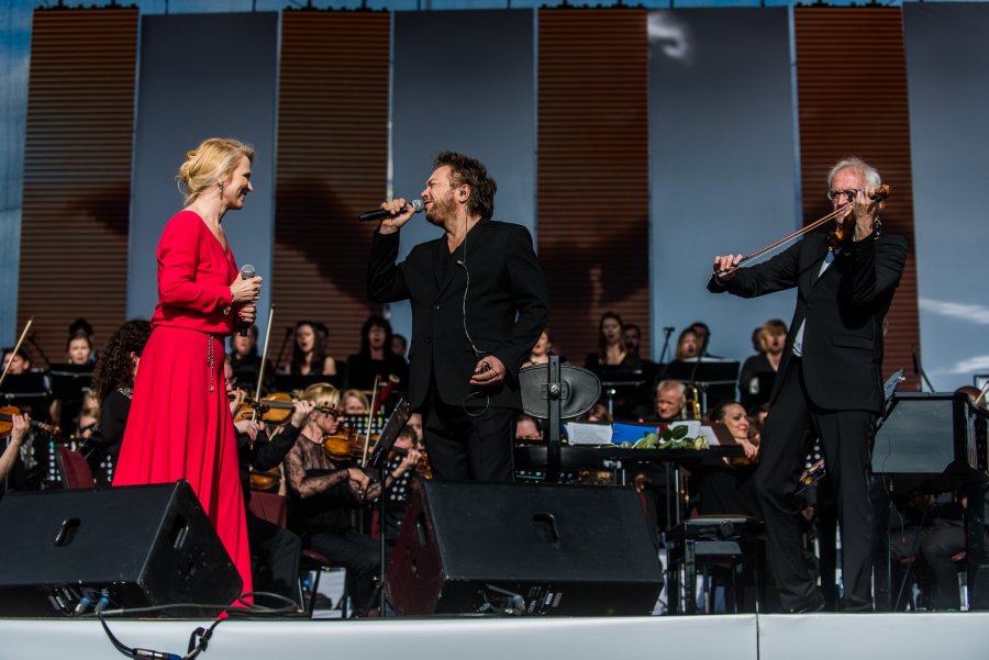 Koncert upamiętniający 30.rocznicę wizyty Jana Pawła II w Gdyni. //fot. Dawid Linkowski