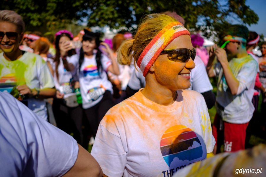 Bieg The Color Run w Gdyni, 16.09.2017 // fot. Dawid Linkowski