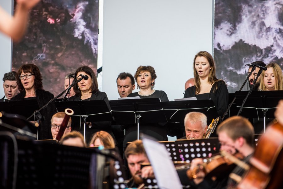 Koncert upamiętniający 30.rocznicę wizyty Jana Pawła II w Gdyni. //fot. Dawid Linkowski