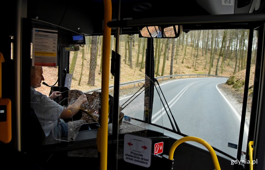 Pierwszy przejazd przegubowego trolejbusu na linii 181 łączącej Gdynię z Sopotem, fot. Kamil Złoch