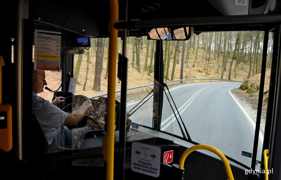 Pierwszy przejazd przegubowego trolejbusu na linii 181 łączącej Gdynię z Sopotem, fot. Kamil Złoch