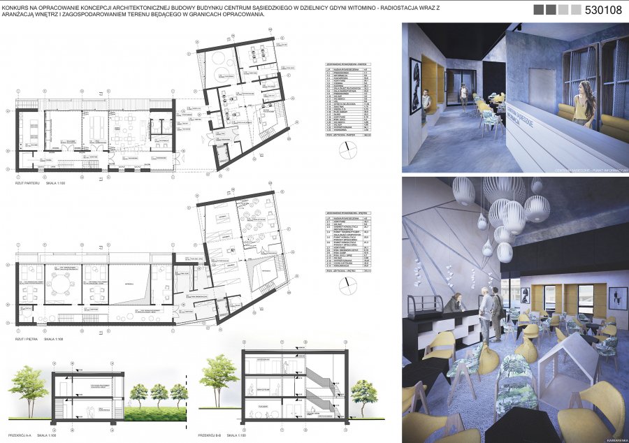 3 miejsce - Wybrano projekt centrum sąsiedzkiego na Witominie 