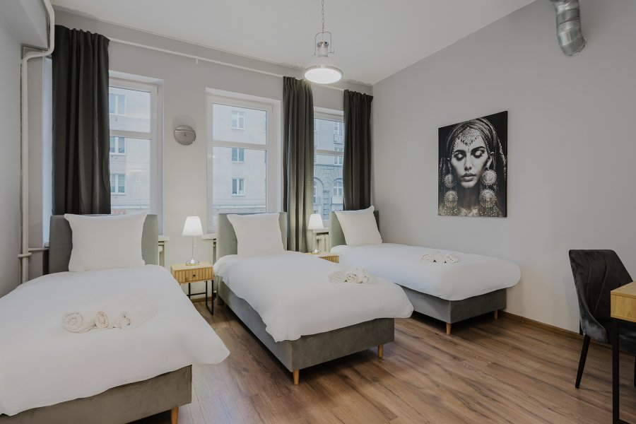 Hala Hostel jeden z pokoi