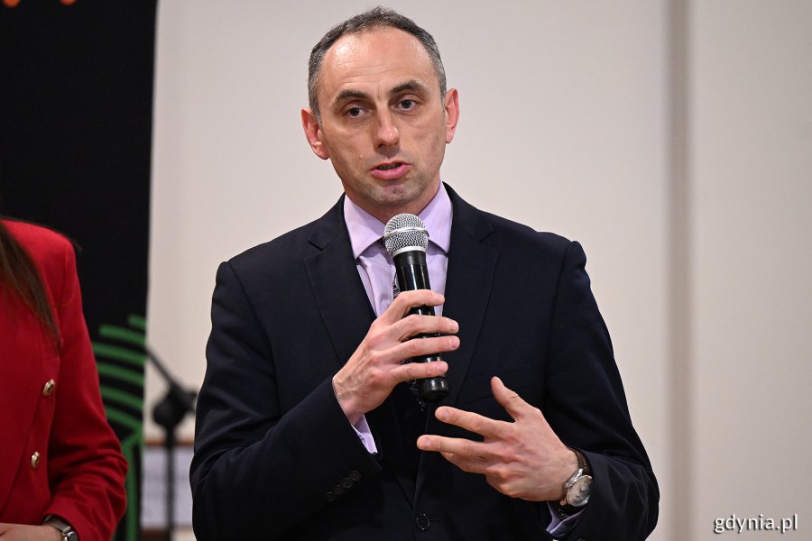 Na zdjęciu: Grzegorz Kuleta, reprezentujący senatora Sławomira Rybickiego (fot. Michał Puszczewicz)