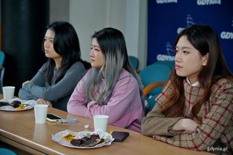 Studentki z The Bartlett School of Architecture podczas spotkania w Urzędzie Miasta Gdyni 