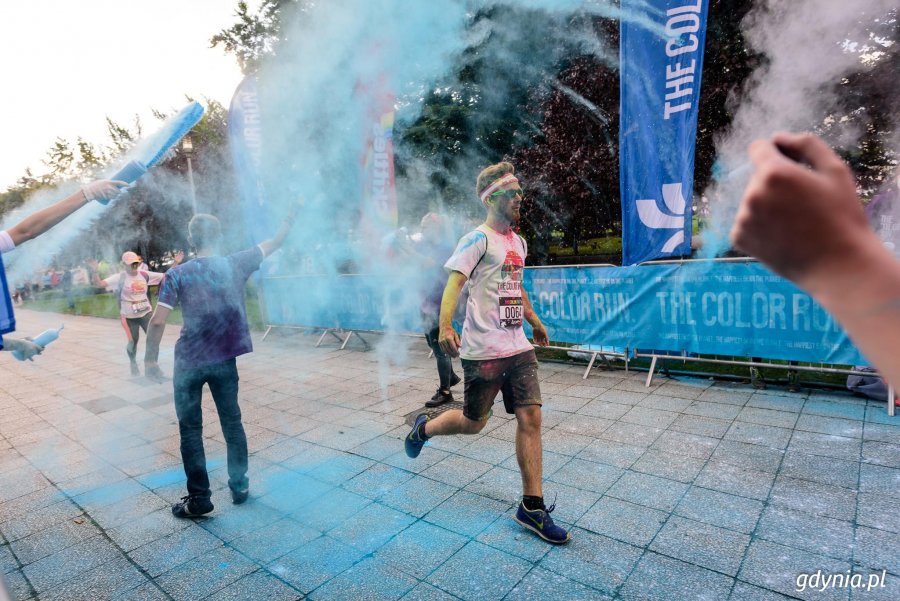 Bieg The Color Run w Gdyni, 16.09.2017 // fot. Dawid Linkowski