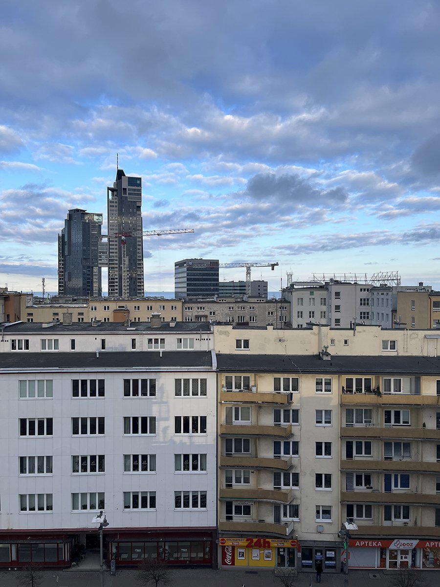 Widok na budynki w mieście.