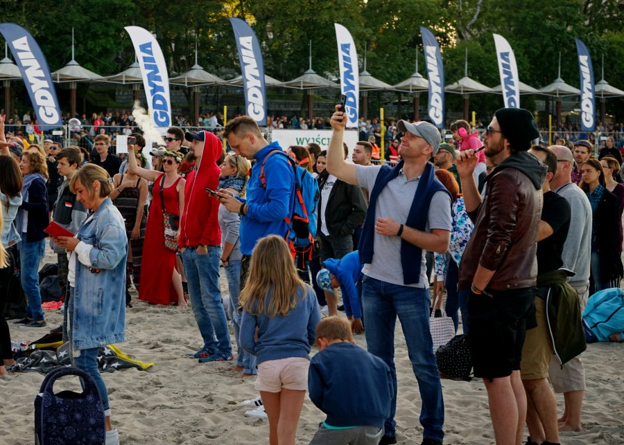 Cudawianki na plaży miejskiej w Gdyni, fot. Kamil Złoch