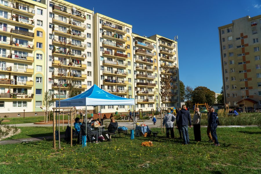 sąsiedzki piknik przy ul. Zielonej