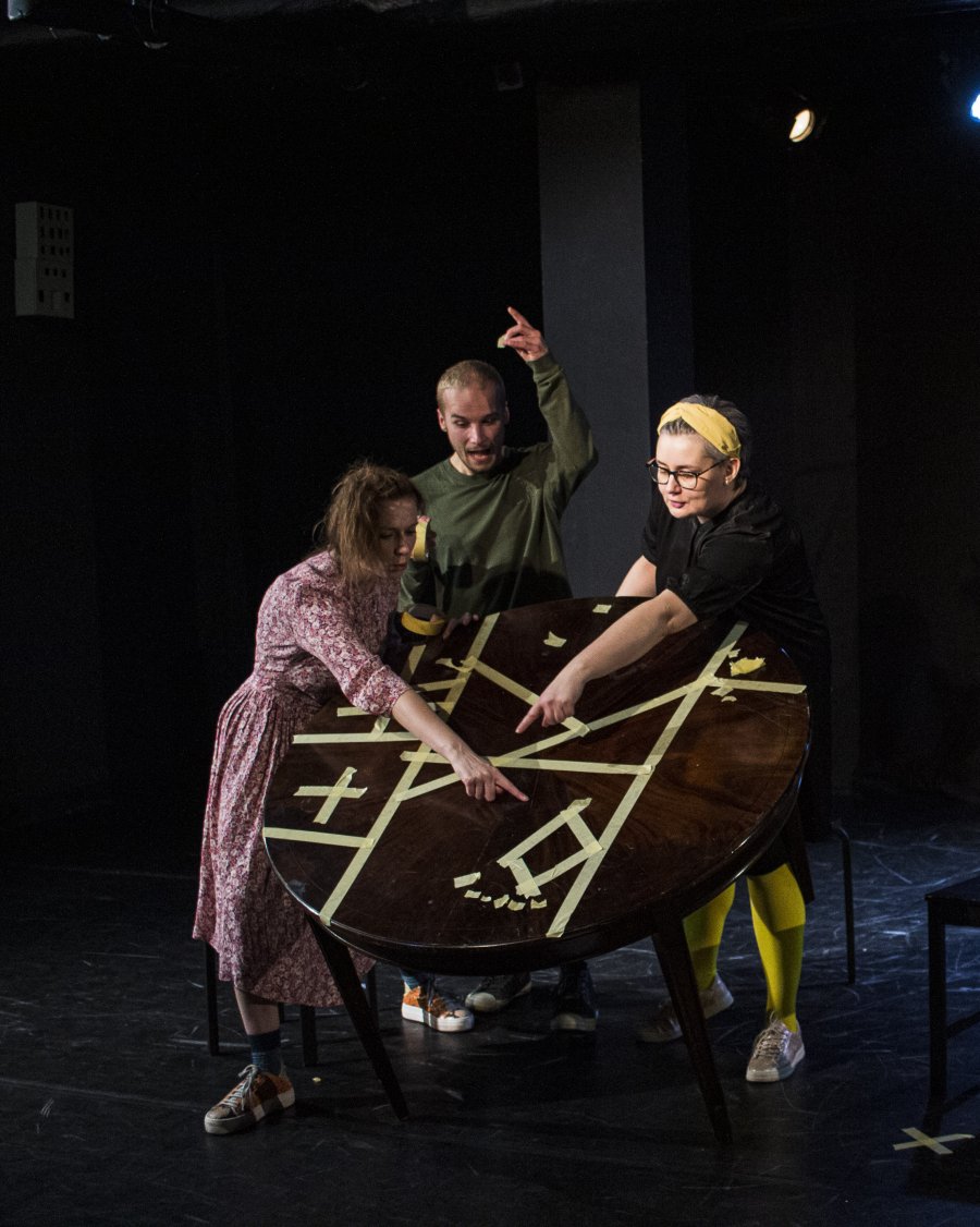 Małgorzata Polakowska, Jacek Panek, Ida Bocian // fot. Teatr Gdynia Główna