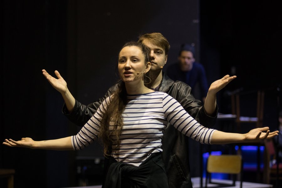 Przygotowania do premiery "Tlenu" w Teatrze Muzycznym // fot. Piotr Manasterski