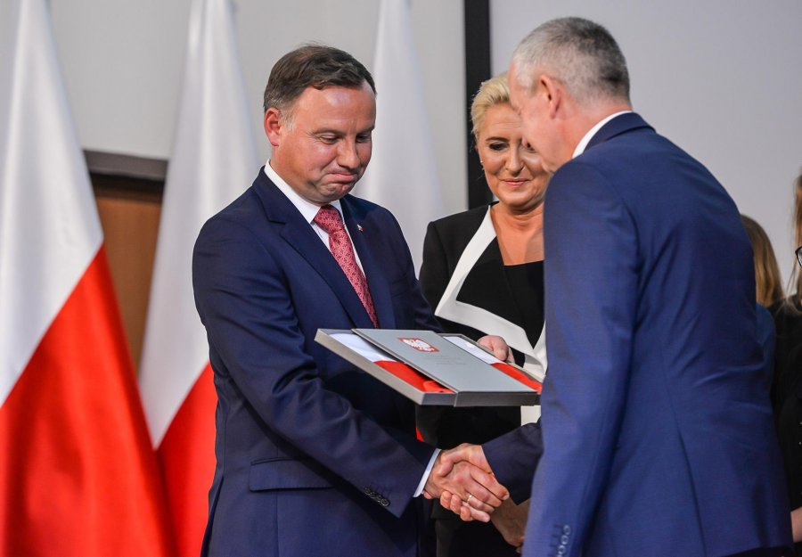 Uroczystości w III LO w Gdyni i wizyta pary prezydenckiej, fot. Przemysław Świderski