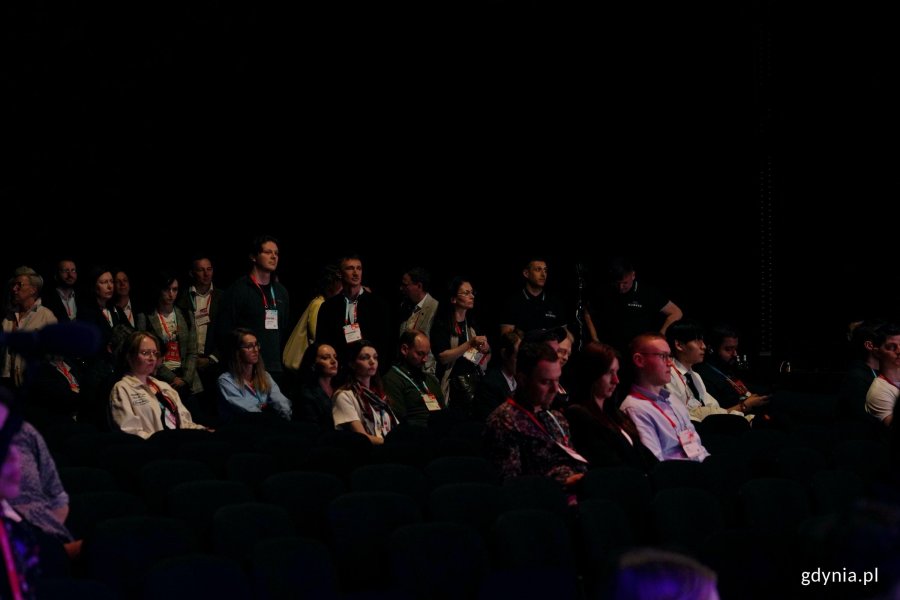 Uczestnicy gali finałowej konkurs&oacute;w dla start-up&oacute;w na Infoshare 