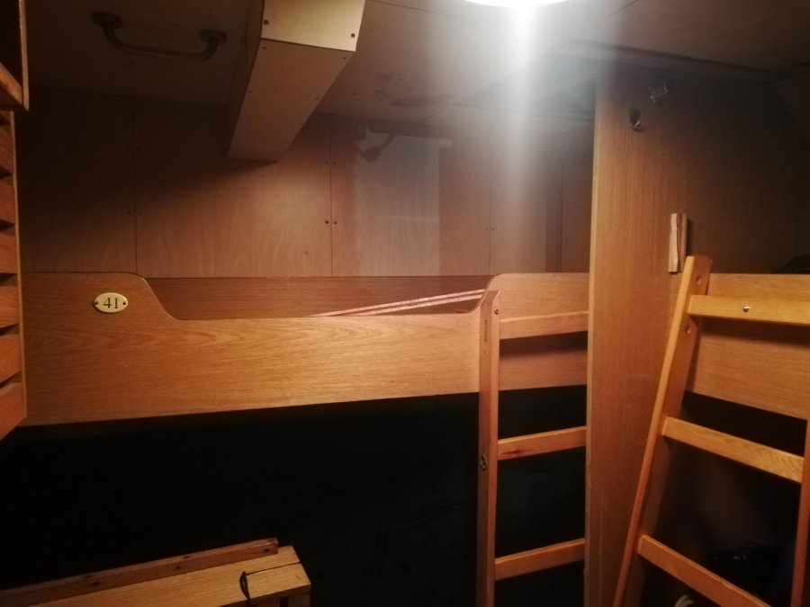 W remoncie są m.in. kabiny oficerów i starszych wacht // fot. Weronika Nadzikiewicz