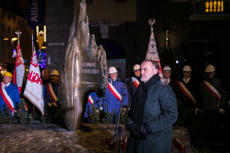 W uroczystościach uczestniczył prezydent Wojciech Szczurek // fot. Karol Stańczak