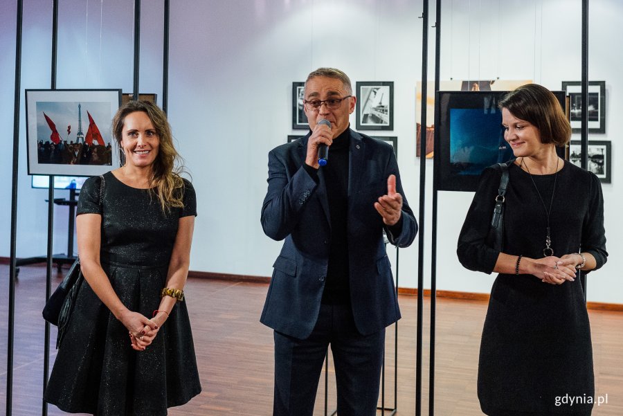Wernisaż wystawy artysty Jean-Paula Lublinera pt. „130 lat Wieży Eiffla” w Centrum Nauki Experyment, fot. Piotr Żagiell