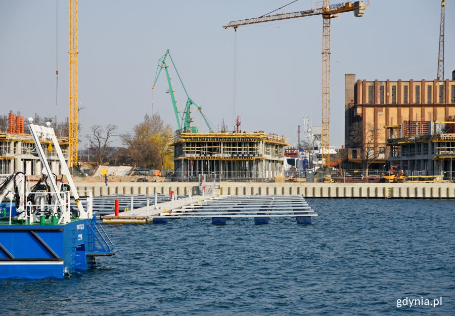Plac budowy Yacht Parku i mariny jachtowej, fot. Kamil Złoch