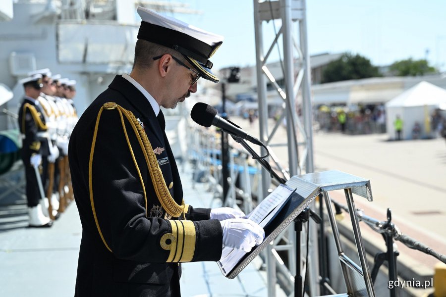 Uroczystość odbyła się na pokładzie&nbsp;ORP &bdquo;Błyskawica&rdquo;