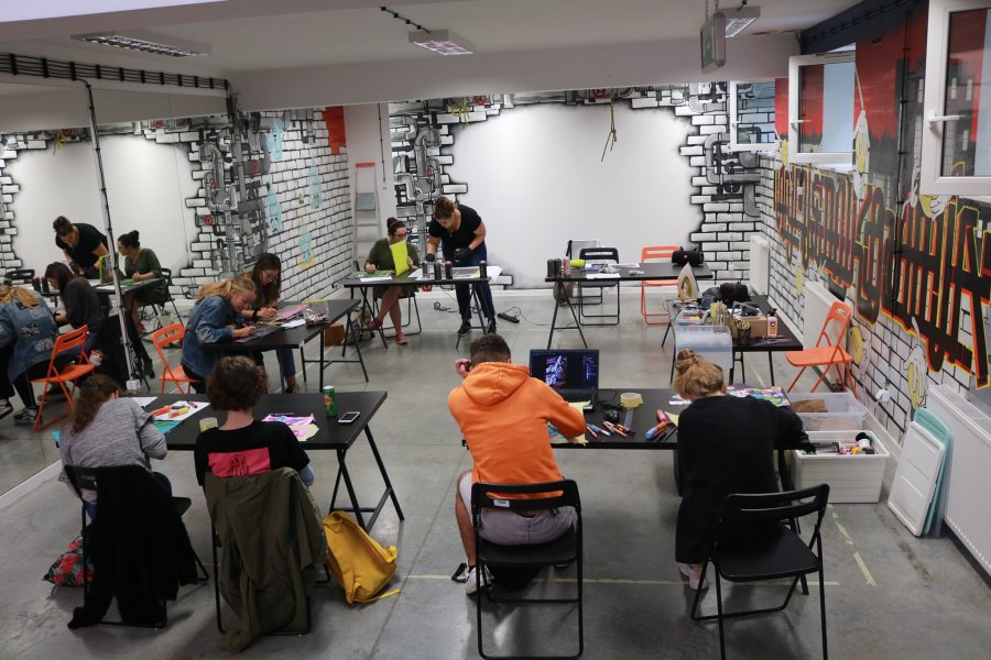 Zajęcia plastyczne // arch. Laboratorium Innowacji Społecznych