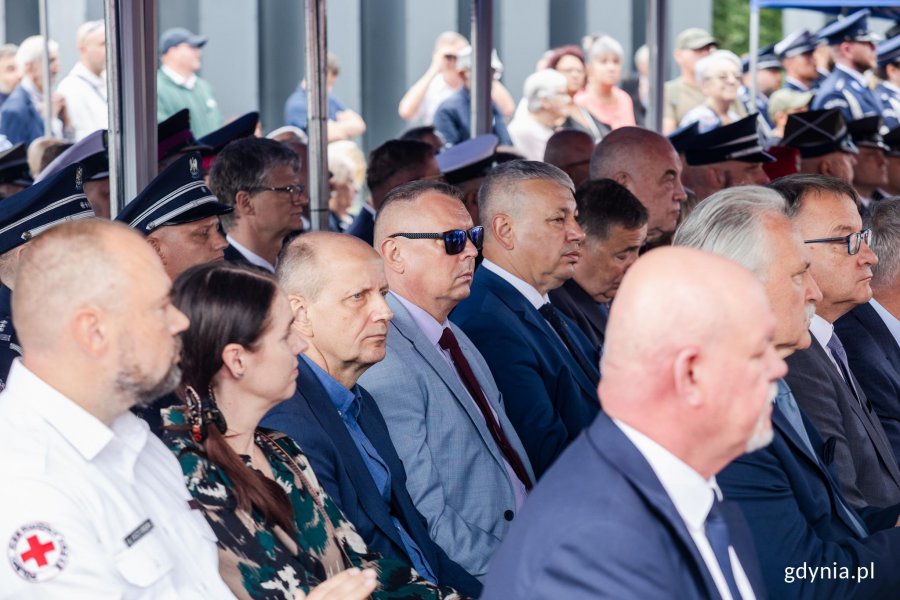 Wśr&oacute;d przedstawicieli władz państwowych i samorządowych znalazł się wiceprezydent Gdyni Rafał Geremek (fot. Karol Stańczak)