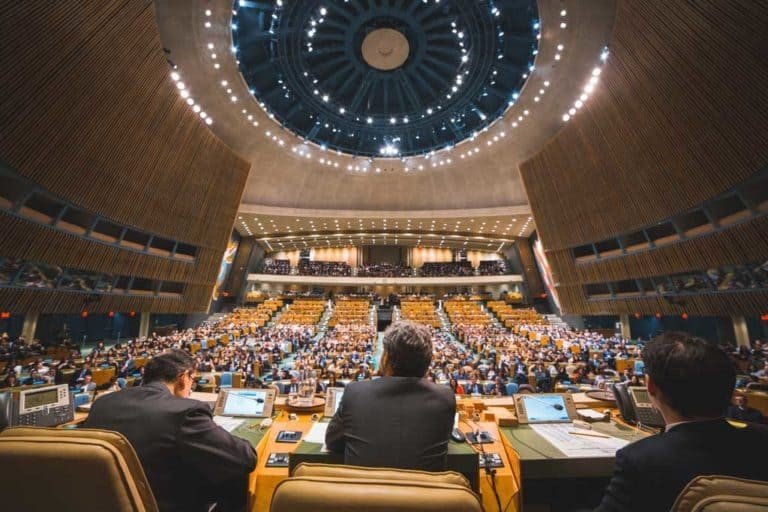 MUN w głównej siedzibie Organizacji Narodów Zjednoczonych w Nowym Jorku
